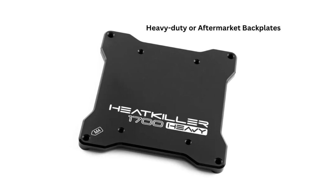 backplate on motherboard